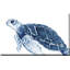 «Turtle in The Blues», reproduction de peinture acrylique-31474435-31937877