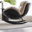 Chaise berçante moderne simple et décontractée
