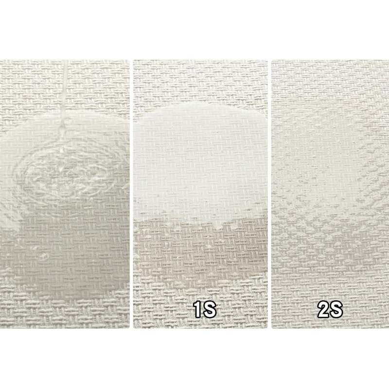Cream Synthetic Non-Slip Rectangular Kitchen Mat Set