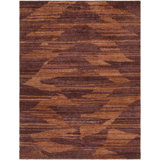 Herat Hand Knotted Wool Area Rug in Red