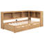 Lit de jour simple avec rangement et charge - gigogne en bois-713204949