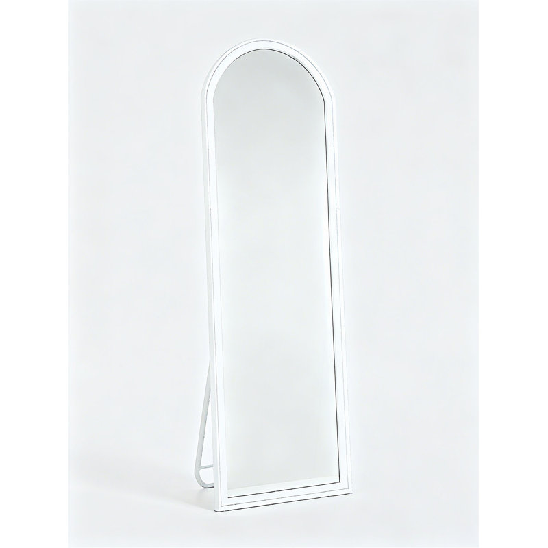 Full Length Mirror 63"X 20" Floor Mirror, Free Standing Full Body Mirror, Wall Mounted Hanging Or Leaning Mirror With Stand For Bedroom, Living Room, Cloakroom