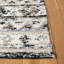 Tapis en laine / coton tissé à la main Manhattan en ivoire / noir Manhattan-415598838
