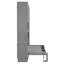 Lits escamotables simples peu encombrants, fabrication en MDF, style moderne pour la maison