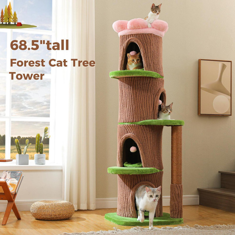 Tour pour arbre à chat robuste