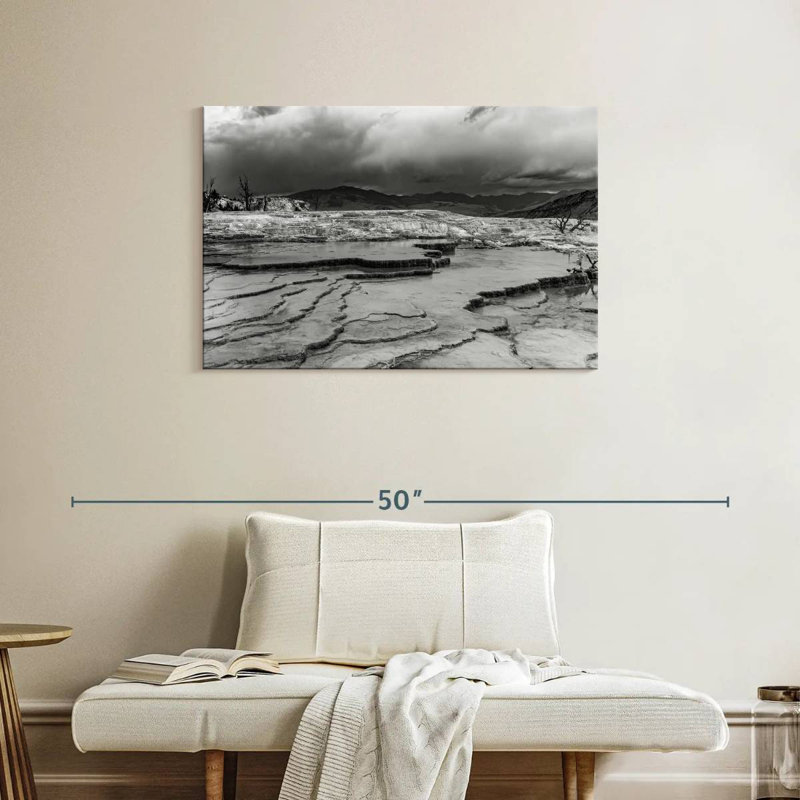 Alvord paysage rocheux monochrome, H 24 po x l 36 po