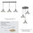 3-Light Round Canopy - Modern Brass Finish-121780823