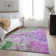 Premium Machine Washable Cerrito AMF500 Purple Rug