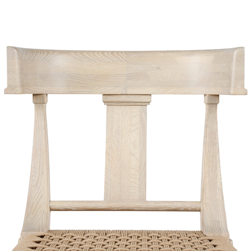 Milos Solid Wood Dining Chair, Sand