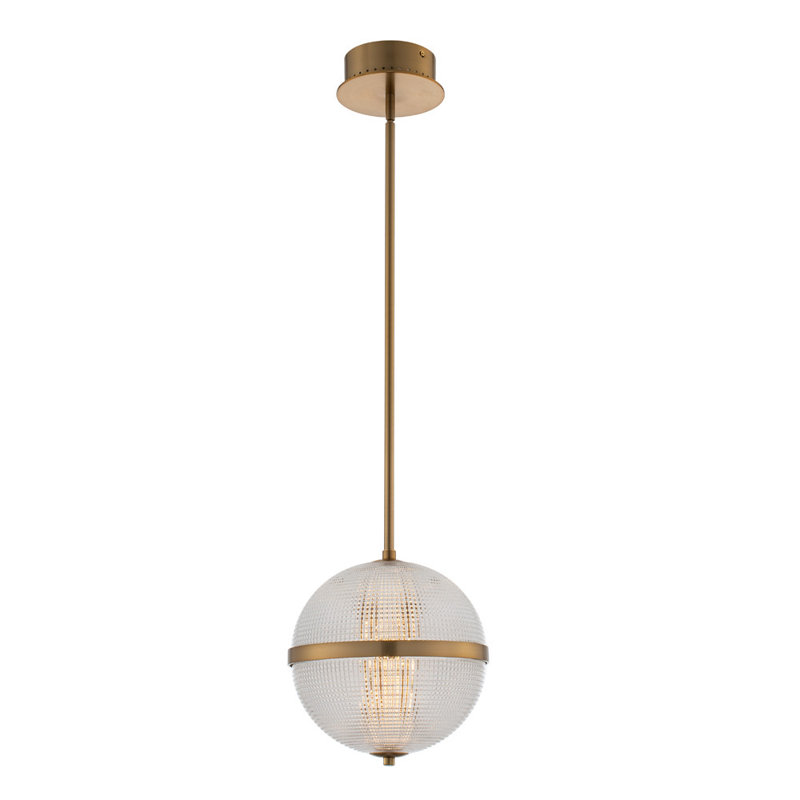 Luminaire suspendu en laiton Portland 1 LT Portland Kalco, Laiton d'hiver