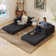 79'' Fold Out Modular Convertible Sleeper Sofa Bed With No Assembly Required With Fixed-Shape Frame For Living Room Small Spaces