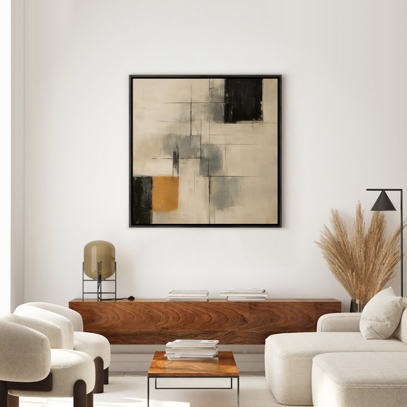 Art mural encadré, rétro, antique, classique pour chambre à coucher, H 16 po x l 16 po, Noir, noir, noir, noir