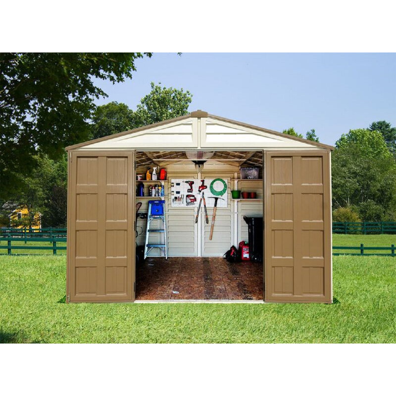 Woodbridge Plus 10.5 ft. W x 10.5 ft. D Plastic Storage Shed