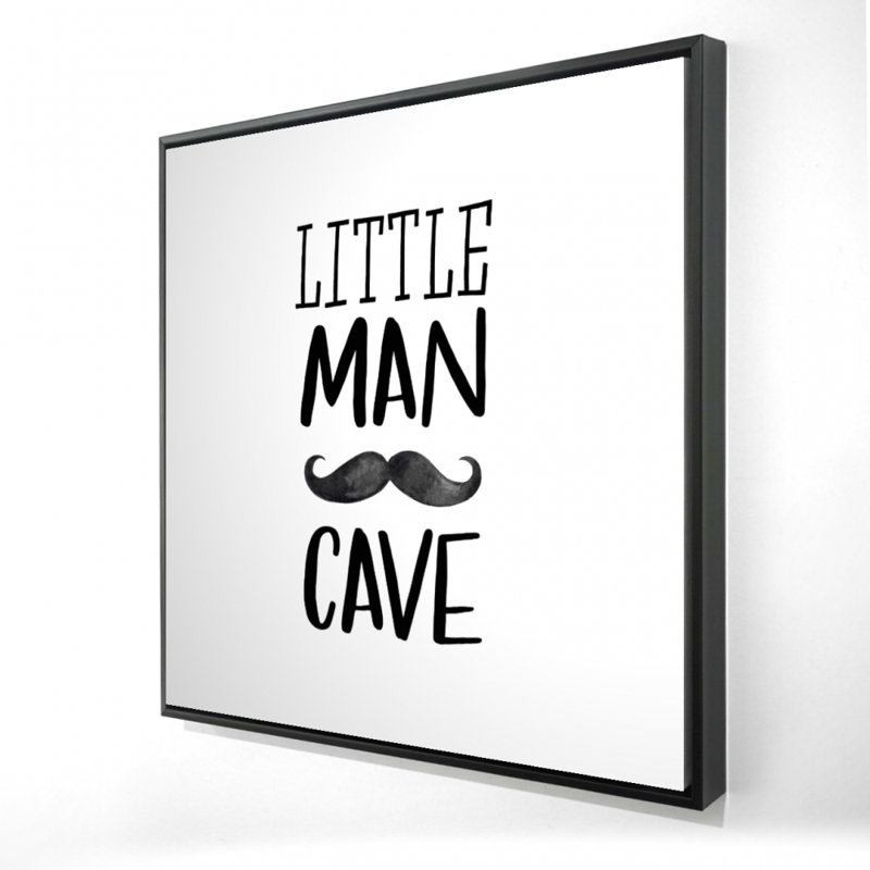 " Little Man Cave ", 36"H x 36"W x 1.5"D