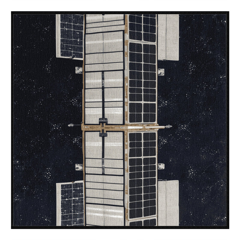 Tapis gris lavable à la machine, Carré 3 pi