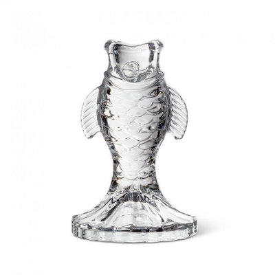 Porte-bougie conique en forme de poisson