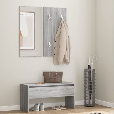 Ivens vidaXL Hallway Furniture Set Engineered Wood