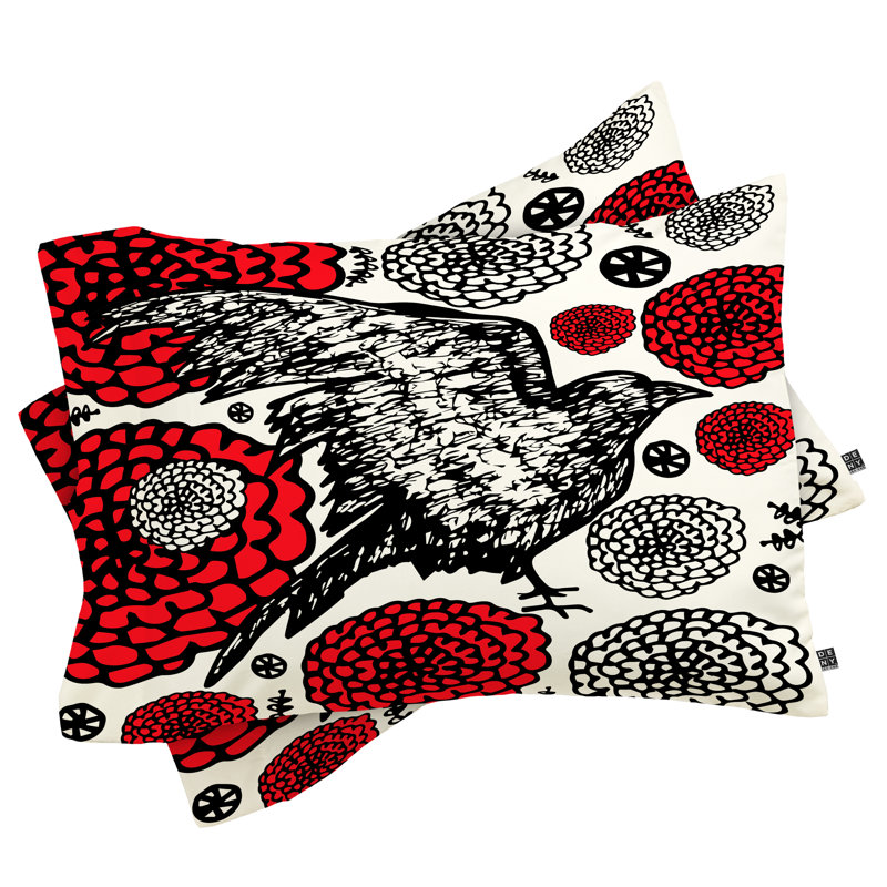 Raven Rose Pillowcase, King