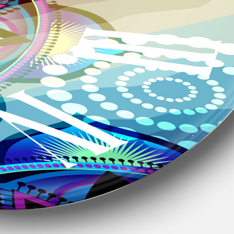 Modern MandaLa - Horloge murale moderne, Grand