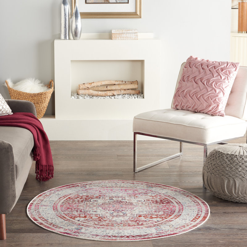 Benedikt Oriental Indoor Rug, Round 4'