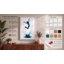 Leap Into Blue Modern - Wrapped Canvas-703749357-703749362