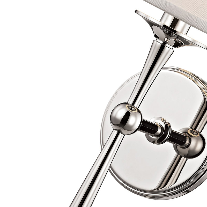 Islip 1 Light Armed Sconce, Polished Nickel