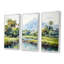 Paysage indonésien - Art mural Indonésie-318835332-318835336