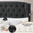 Linen Upholstered Wingback Headboard with Double Nailhead Trimming and Button Tufting for Bedroom-52575999-52575997