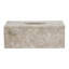 Rectangular Cream Marble Tissue Box Cover