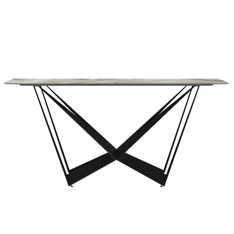 Lakshan rectangulaire L 31,5 po, L 62 po x L 31,5 po, Pierre gris foncé