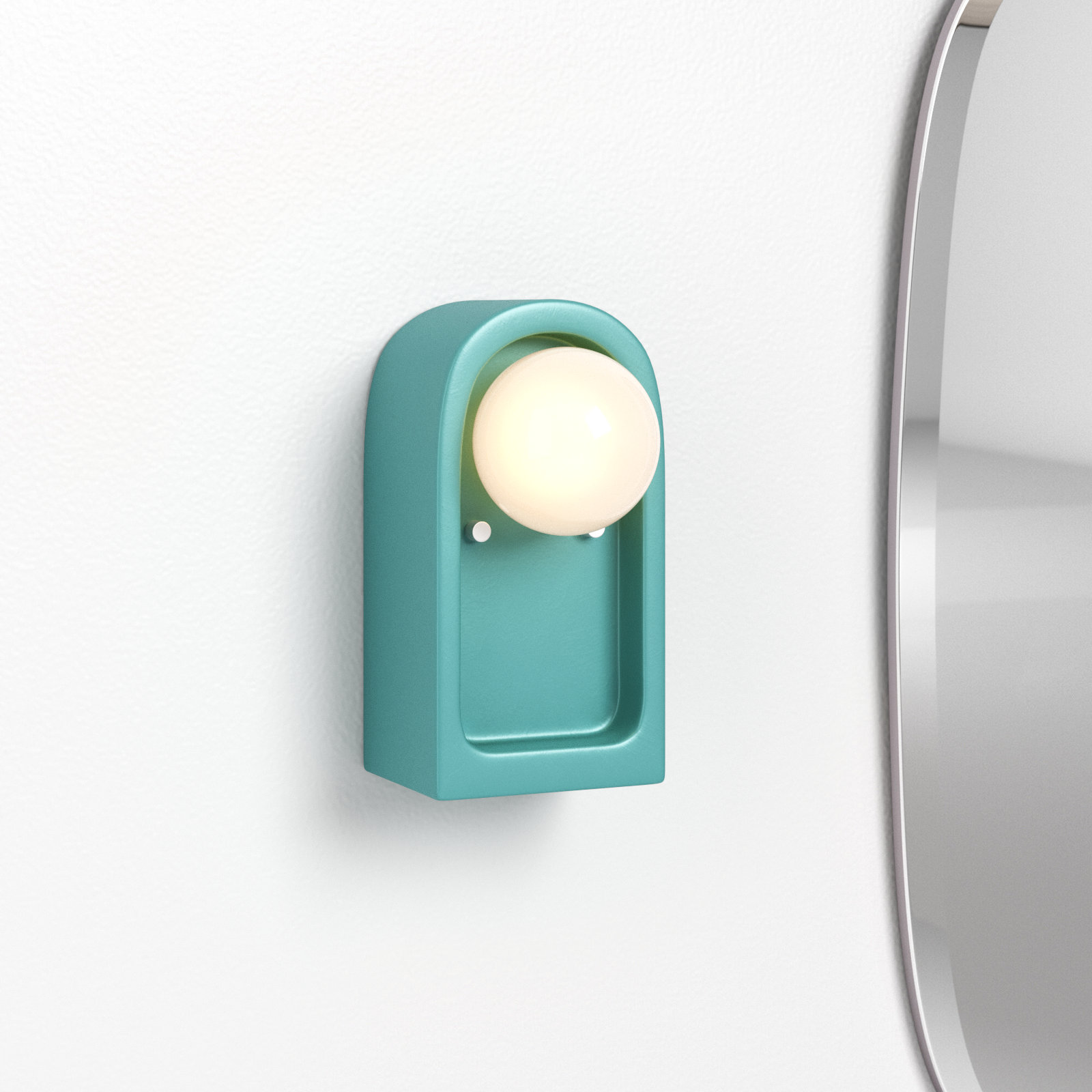 Rosalino Single Light Ceramic Sconce, Reflecting Pool