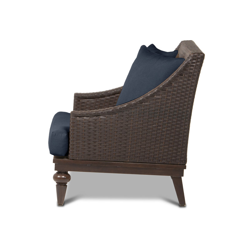 Somerby Outdoor Lounge Chair, Spectrum Indigo Sunbrella® Plainweave