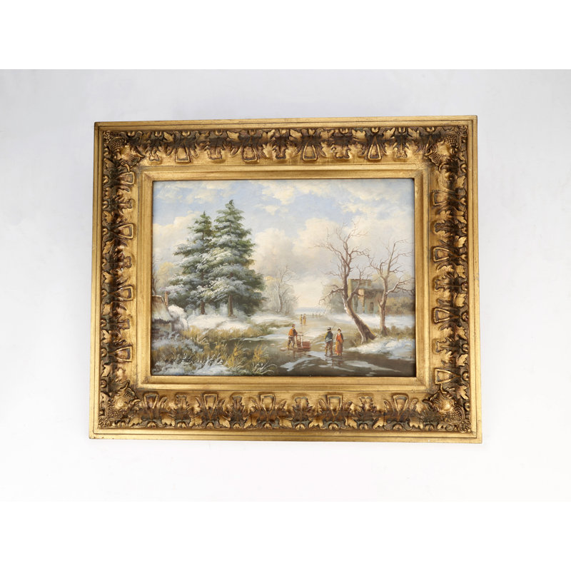 Reproduction d’art sur bois encadrée