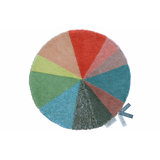 Donna Wilson Hand Tufted Wool Area Rug in Brown/Red/Blue