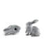 Ensemble salière et poivrière Morning Hunt Pewter Wild Hare