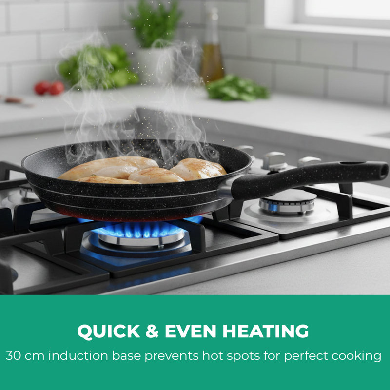 Aluminum Non-Stick Frying Pan, 30 cm