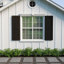 Volet rustique à deux panneaux plats en simili bois Rustic-88967928-88966950-88966958