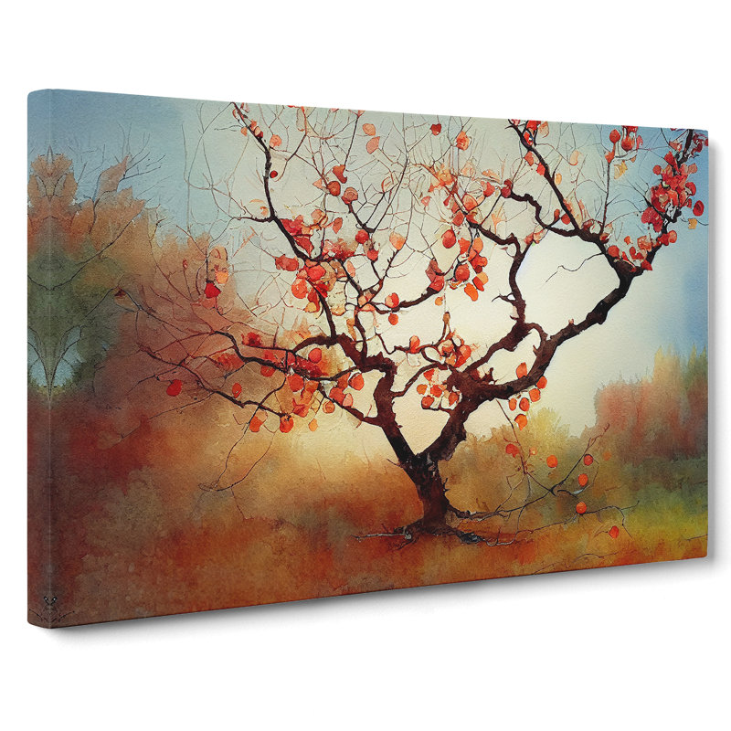 Ideal Apple Tree - Wrapped Canvas, 35cm H x 50cm W x 3cm D
