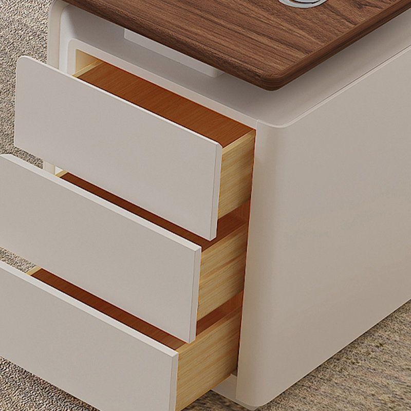 Bureau haut de gamme en noyer, H 29,52 po x l 55,11 po x P 27,55 po