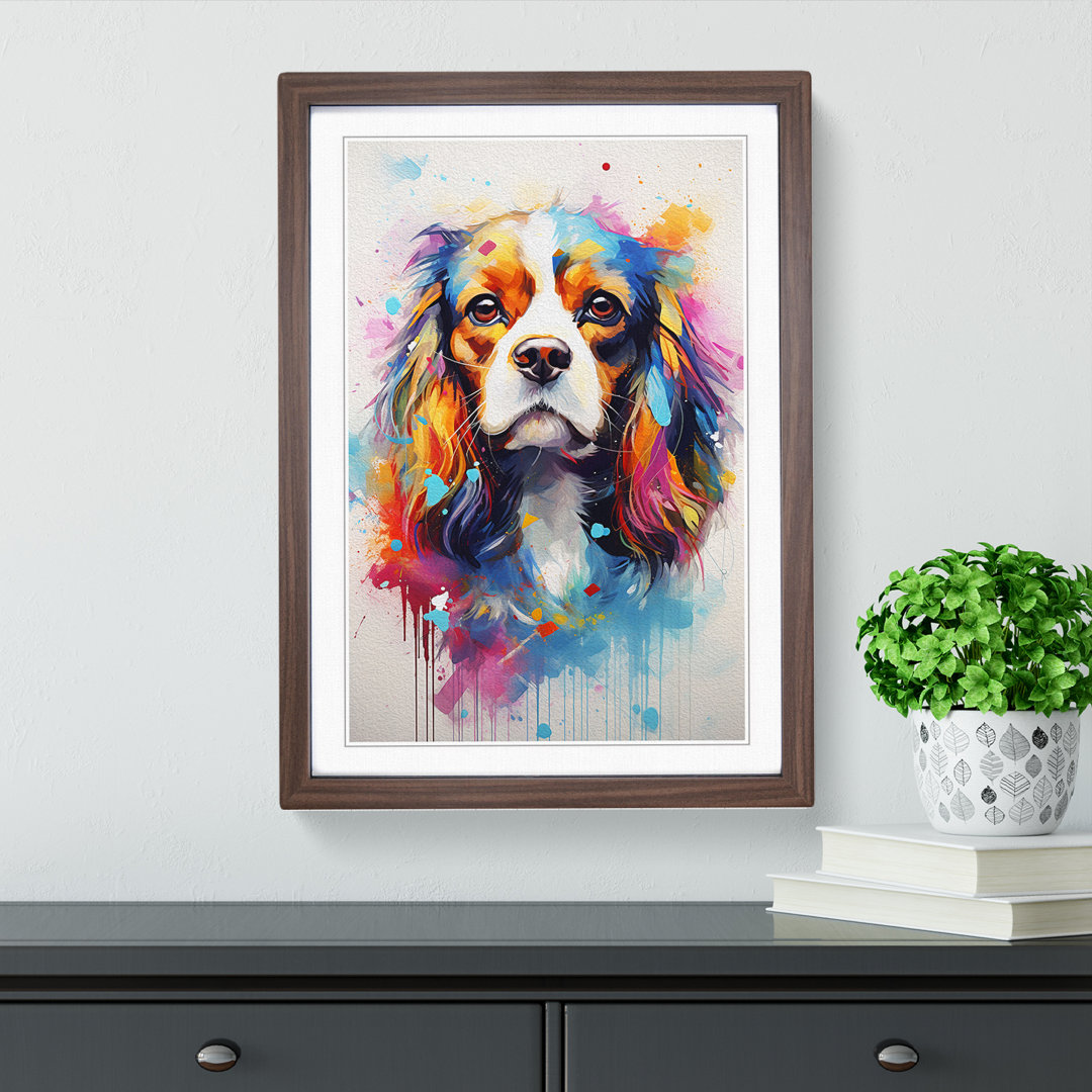 Cavalier King Charles Spaniel Futurism - Print