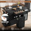 Wood Kitchen Island-428404963