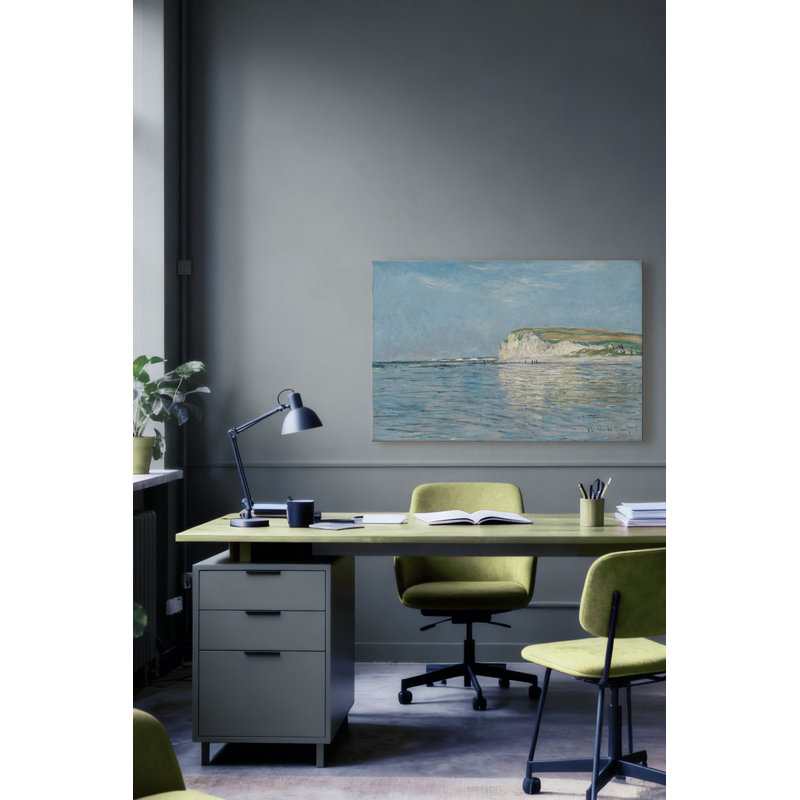"Marée basse à Pourville, près de Dieppe", reproduction sur toile tendue, H 40 po x l 60 po