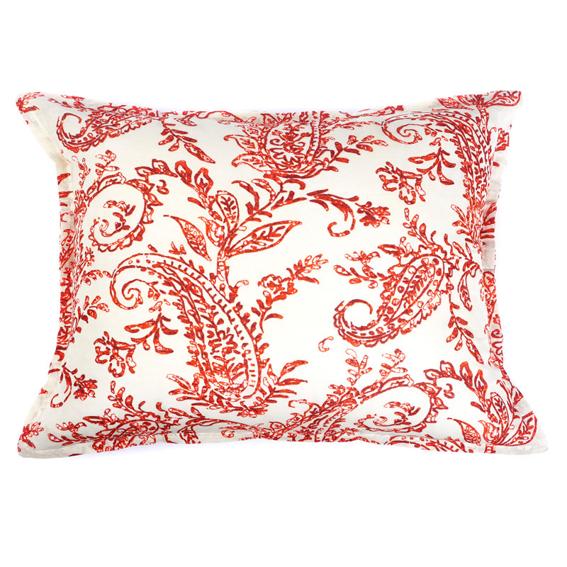 Karla Cotton Blend Paisley Sham - King, King