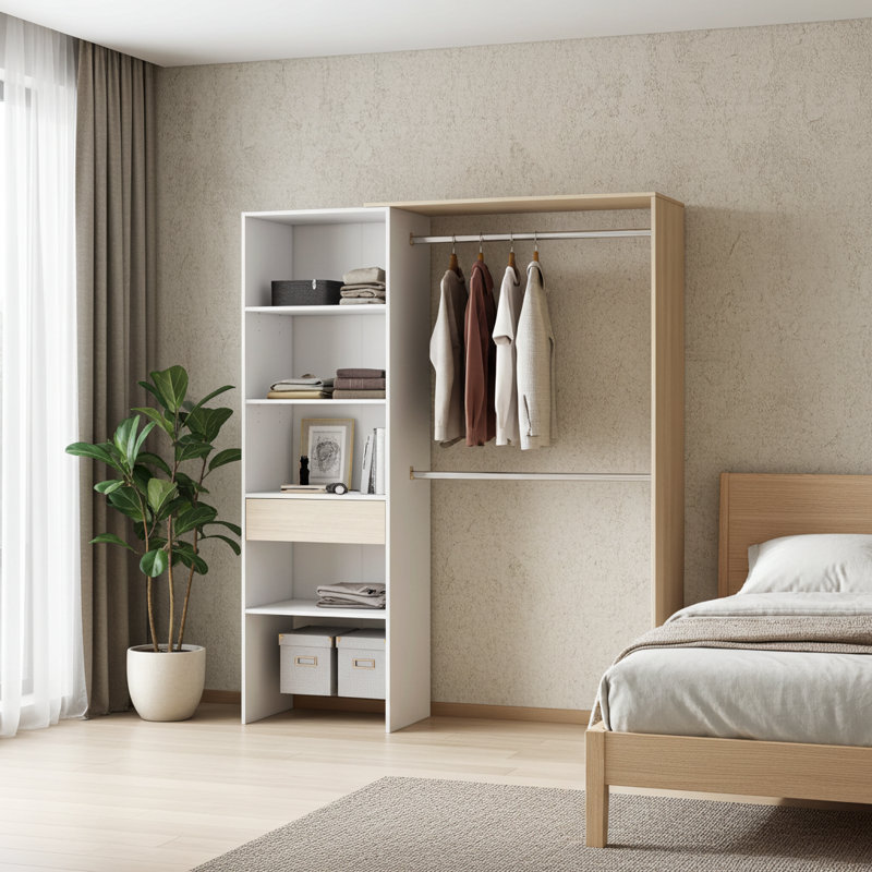 Dixielynn Manufactured Wood Wardrobe
