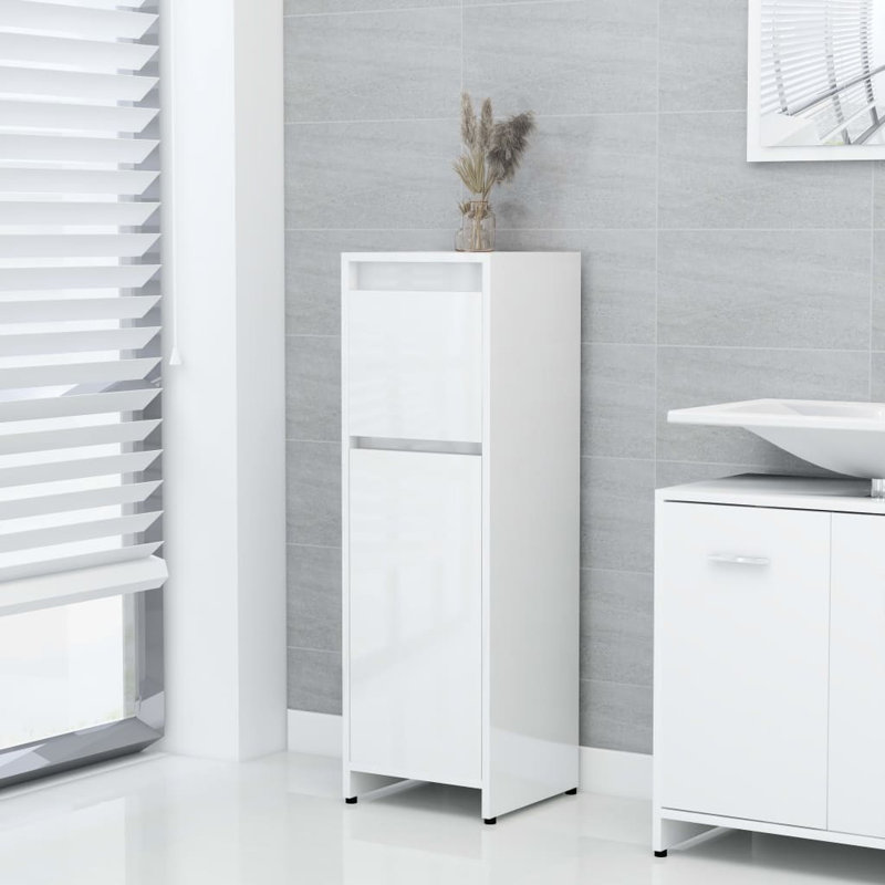 Dorla Linen Cabinet, White