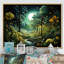 «Beverlyann Forest Enchanted Forest Pointillism II - Forest», reproduction sur toile-2107131500-2107131503
