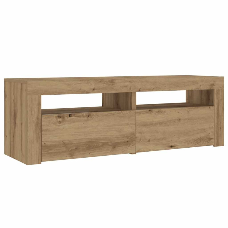 Aamirah 60cm W Bedside Table, Artisan Oak