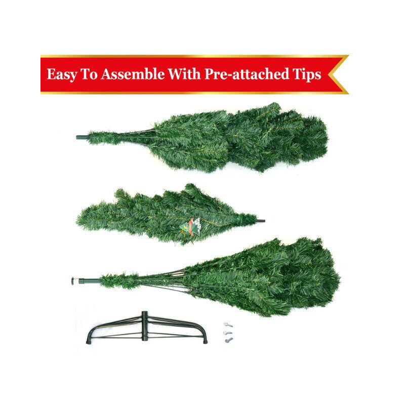 Arbre de noël artificiel pin vert 7 pi strong