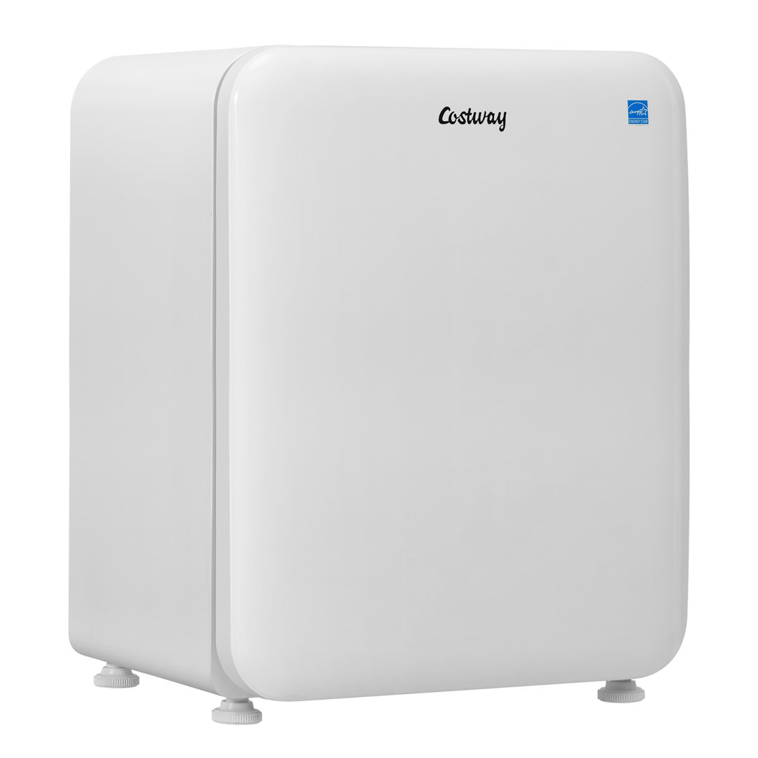 Costway 2.4 Cu.ft. Compact Refrigerator Auto Defrost Mini Fridge Reversible Door Costway