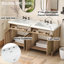 Ensemble de meuble-lavabo double 60 po-1453472727